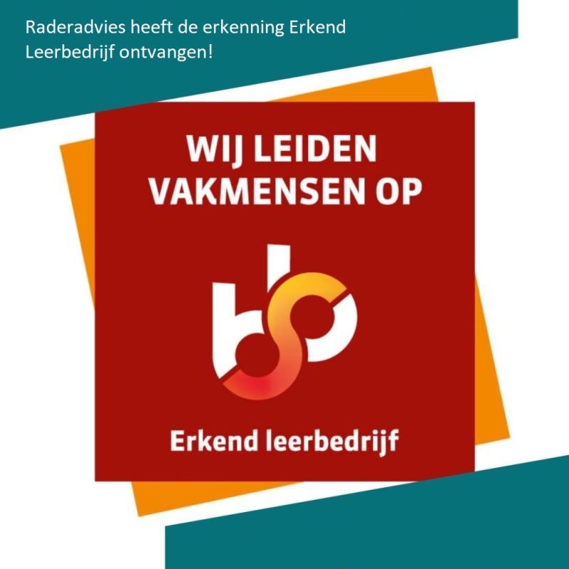 Raderadvies erkend leerbedrijf