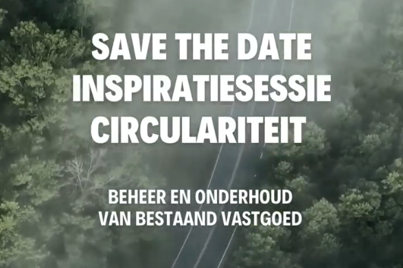 Save the date: inspiratiesessie circulariteit