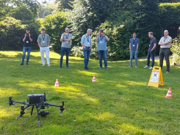 Geslaagde drone ontbijtsessie